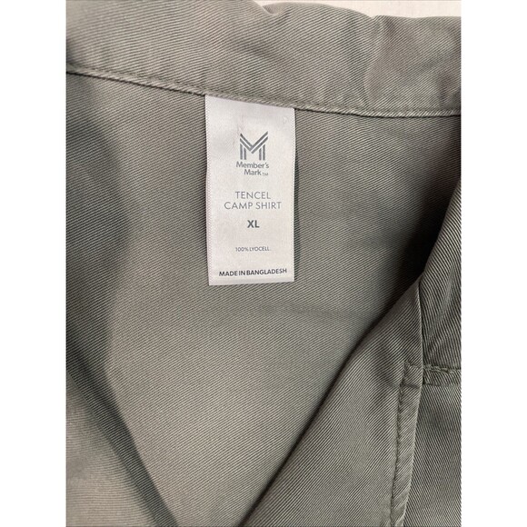 MEMBERS MARK Womens Tencel Camp SHIRT Green Size XL NWT - Picture 2 of 5